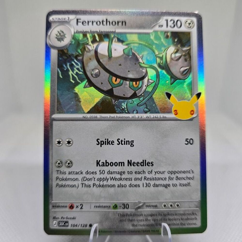 Ferrothorn #104 Pokemon 30th Celebration